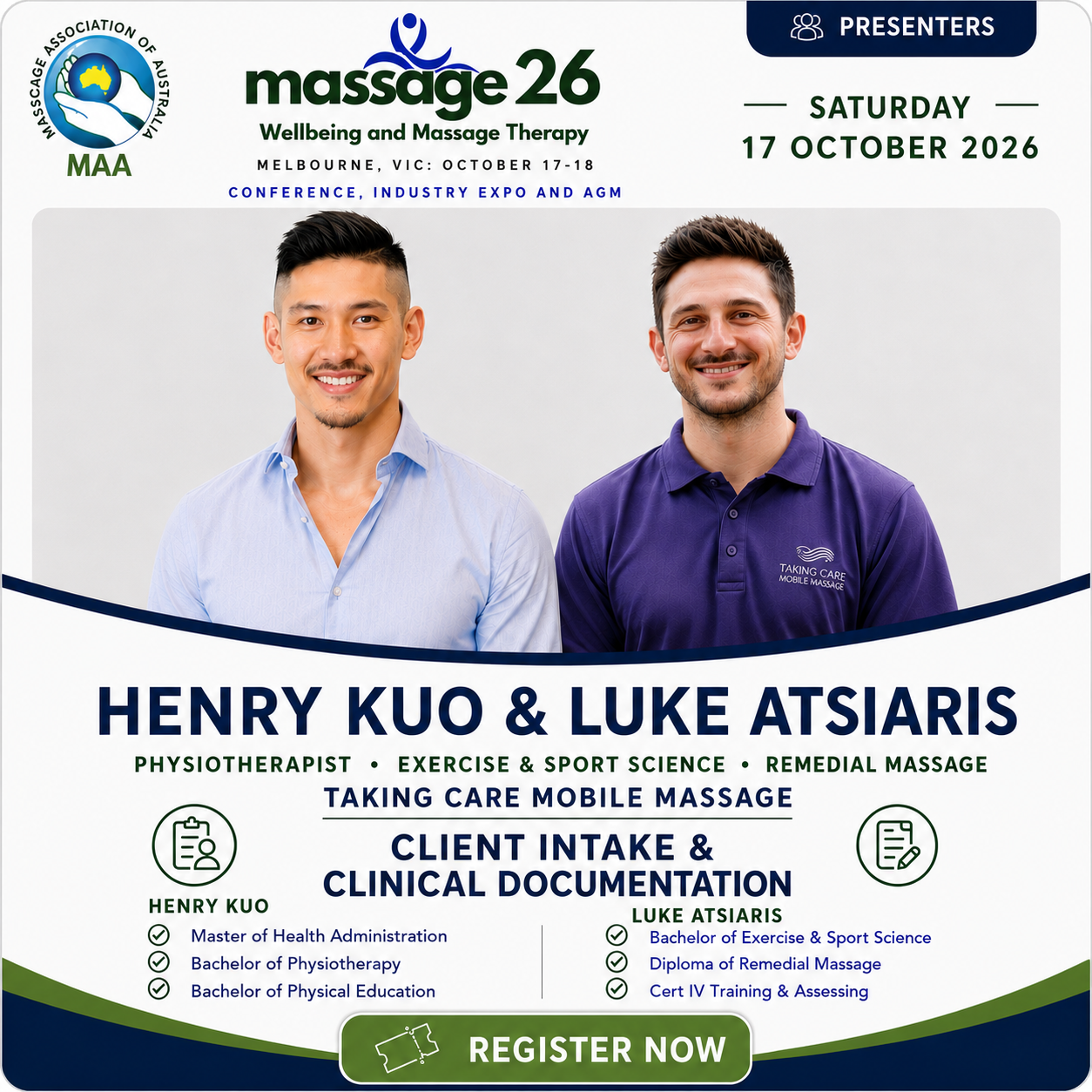 Henry Kuo and Luke Atsiaris